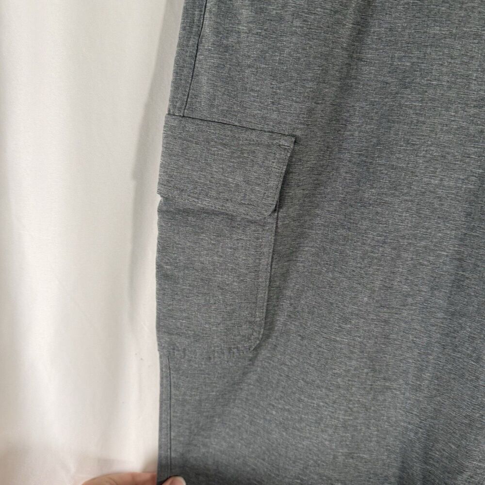 Eddie Bauer First Ascent Cargo Pants Womens 14 Grey Button Zip Hiking 30" Inseam - Picture 5 of 10